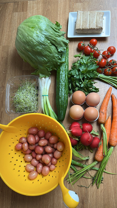 recept saláta Indonézia gado gado