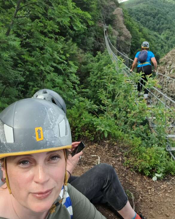 Csehszlovákia Besztercebánya Fülek Gótikus út via ferrata rafting