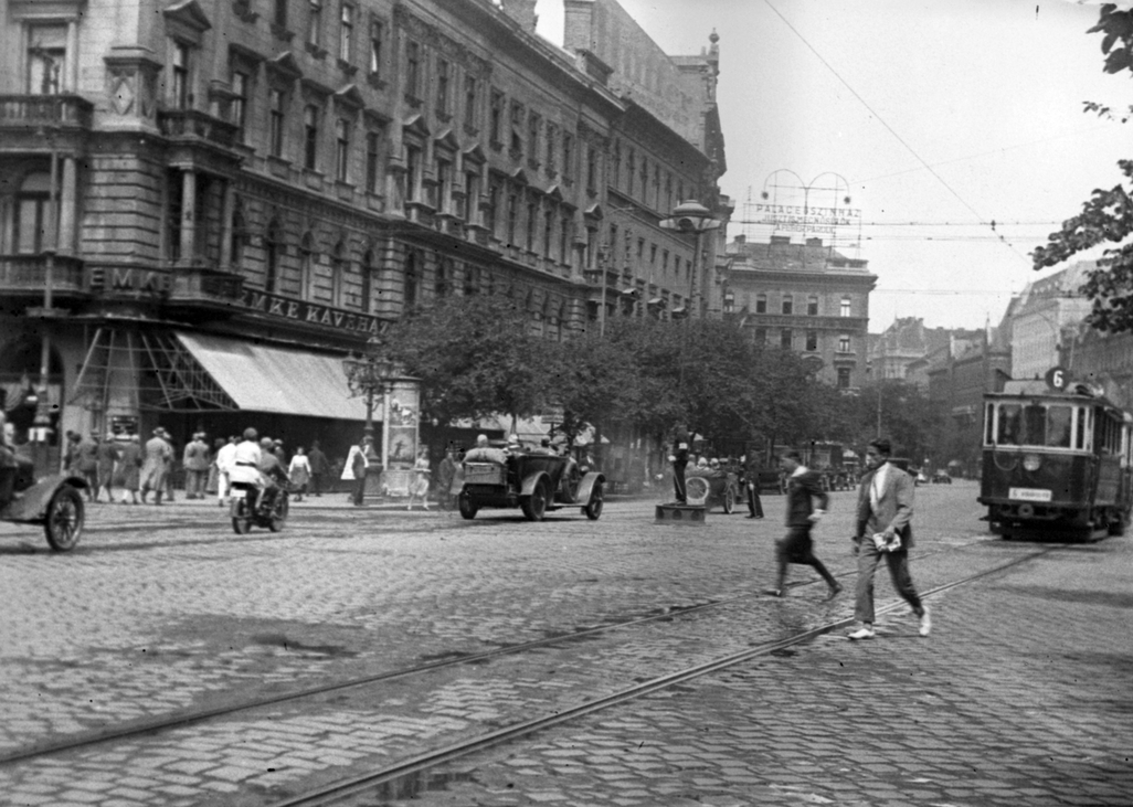 Budapest Nagykörút Nyugati pályaudvar négyes-hatos villamos