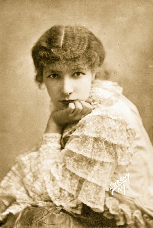 színésznő Párizs díva Sarah Bernhardt