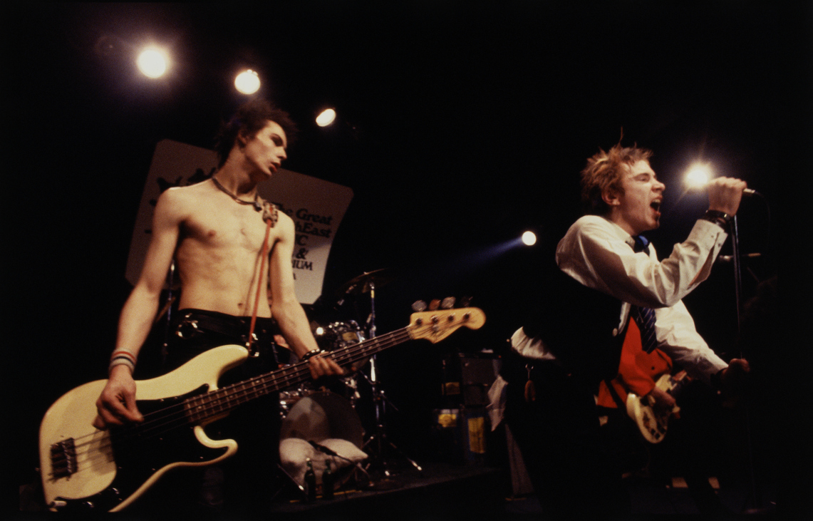 London punk Sex Pistols Johnny Rotten Sid Vicious