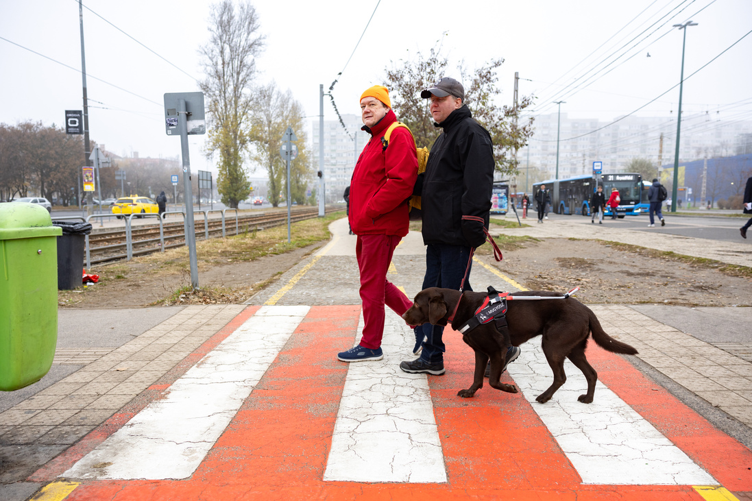 villamos BKK beszélő buszozás vakok és gyengénlátók